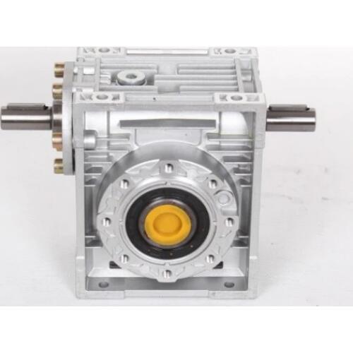 5: 1-80: 1 worm reducer NRV030-VS double extension shaft 9 mm ratio 7.5: 1-80: 1 90 degree worm reducer Speed reducer