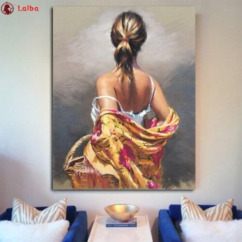 5d mosaic Diamond Painting Abstract art, woman back diamond Embroidery full square&round Diamond cross stitch home decor