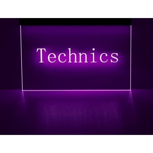 Acrylic Decorative Plate Special Gift Technics Logo 2 Size New Nr Beer Bar Pub Club 3d Signs Led Neon Light Sign Home Decor Craf