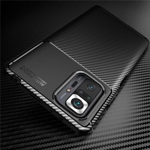 For redmi note10 pro case carbon fiber moblie phone covers redmy redme readmi note 10 pro soft silicone bumper shockproof coque
