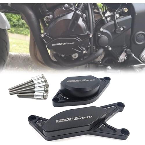 For SUZUKI GSX-S1000 GSX-S1000F 2015 2016 2017 CNC Crash Pads Engine Guards Frame Slider Falling Protection GSXS GSX S 1000 F
