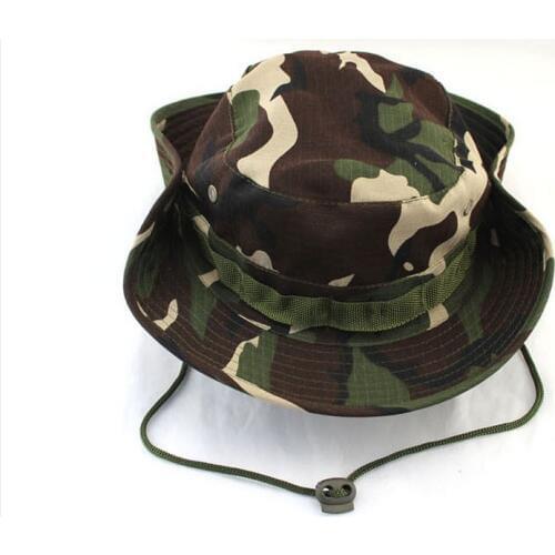 Breathable Bucket Hat camouflage hiking hat outdoor Fishing cap