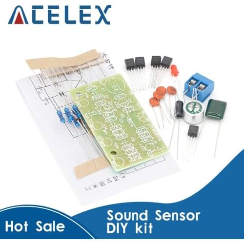 Electronic Acoustic Clap Control Switch DIY Kit Sound Sensor Electronic Circuit DIY Suit Integrated PCB Module