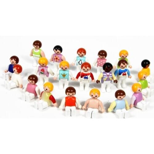 1PC Original Playmobil Baby Action Figure Doll 3CM Fille Enfant PVC Model Randomly Playmobil Figure Doll Baby Toys