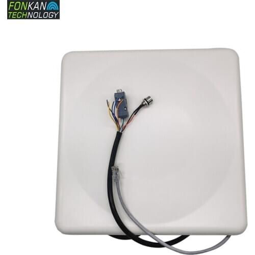 FONKAN 18M IP667 Impinj R2000 RS232 uhf rfid ISO-18000-6C tag reader writer provide windshield tag and card for car parking
