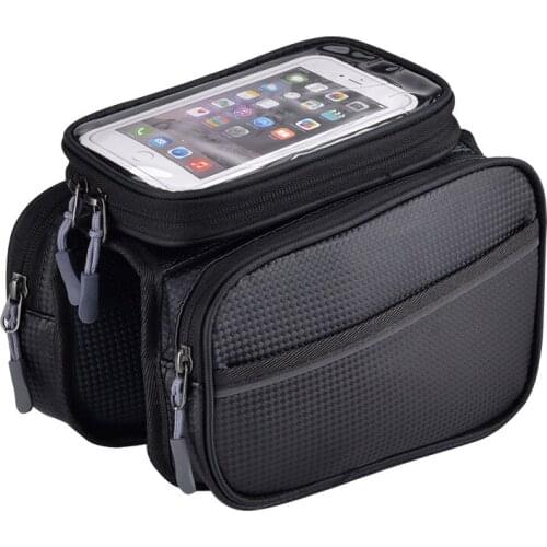 Bicycle Mountain High Capacity Waterproof Mobile Phone Crossbeam Hanging Bag Saddle Riding Equipment Accessories