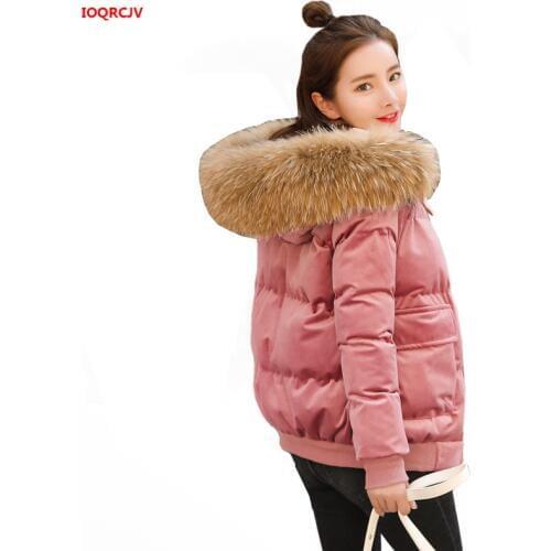 Женские парки с натуральным мехом IOQRCJV China At AliExpress