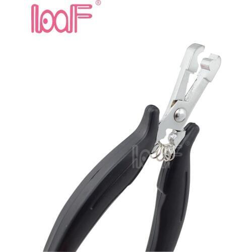 LOOF 1pc C type hair extensions pliers for Nail shaped making tools