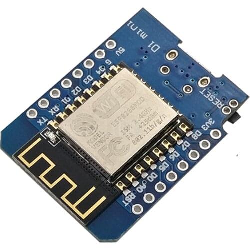 LTRIG Custom 1Pcs ESP8266 ESP-12 For WeMos D1 Mini Module Mini WiFi Micro USB Development Board 3.3V Based