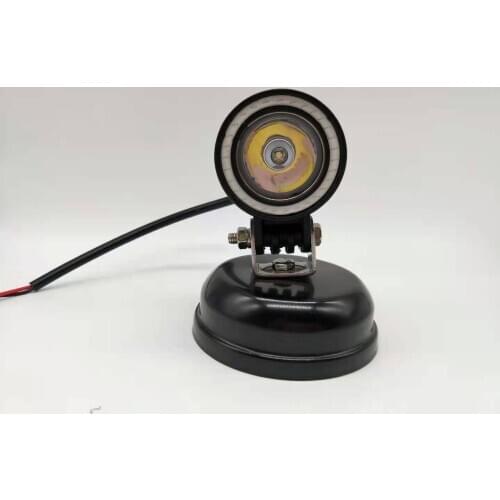 Flashing Led spotlights round 10W backup auxiliary lights fog lights roof lights motorcycle lights