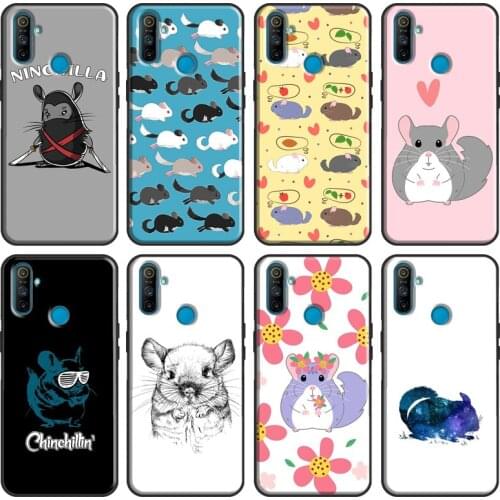 Cute Cartoon Chinchilla Soft For OPPO Realme 7 Pro 6 X7 X50 C11 C3 GT Case For OnePlus Nord 8T 7T 8 Pro Phone Cover