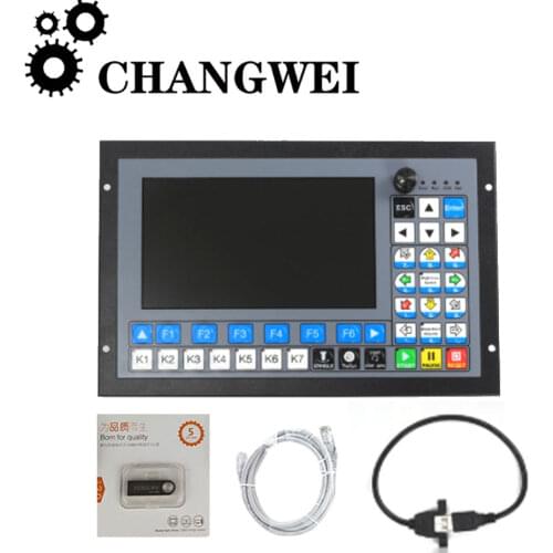 M350 5-axis CNC motion control system, engraving machine motion controller, 7-inch color screen, automatic , multi-process