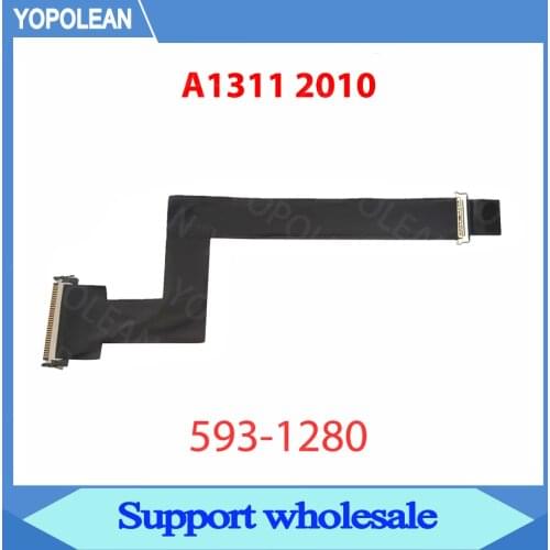 New LCD LED LVDS Cable Screen Display Flex Cable 593-1280-A for iMac 21.5" A1311 MC508 MC509 593-1280 2010 years