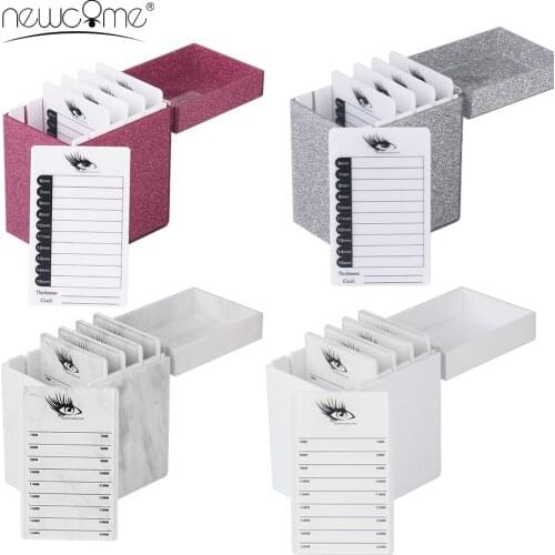 5 Layer Eyelash Extension Storage Box Acrylic Lash Organizer Holder Pallet 4 Colors Eyelash Lashes Holder Grafting Make up Tool
