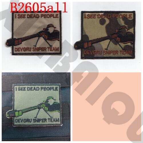 Embroidery patch Devgru sniper team