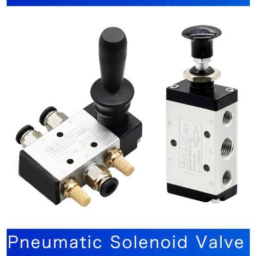 Pneumatic switch manual valve 4H210-08 hand plate reversing mechanical valve cylinder valve switch valve pneumatic control