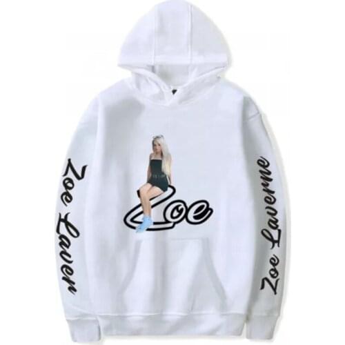 Zoe Laverne Sweatshirt Women Men Winter Thickening Warm Hoodies Fashion Popular Oversize Tracksuit Zoe Laverne Hooded Pullovers