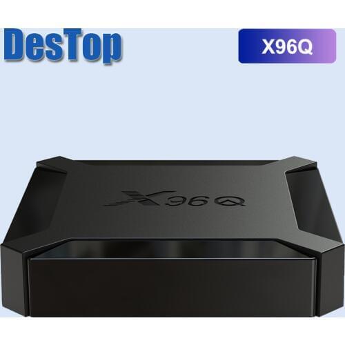 100pcs /lot X96Q Android 10.0 TV Box 4K HD2.0 1080P Allwinner H313 Quad Core 8GB 16GB H.265 Wifi 2.4G Media Player Set Top Box