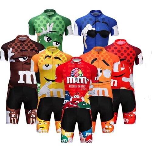 Cycling Jersey Sets For Men Pro Team MTB Costume Cute Bicycle Clothing 2021 New Fashion Summer Short Sleeve Bike Uniform Clothes
