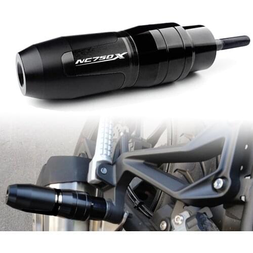 For Honda NC750X NC 750X NC750 X Motorcycle CNC Accessoires Falling protection Exhaust Slider Crash pad slider logo NC750X