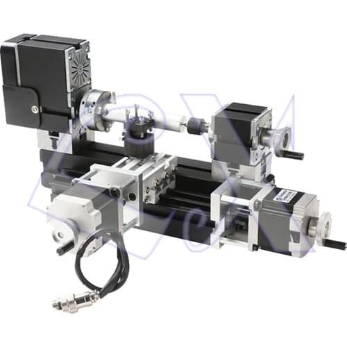 ZhouYu TCZ20002MG DIY Mini Metal CNC lathe B/Mach3 CNC Heighten Lathe Machine