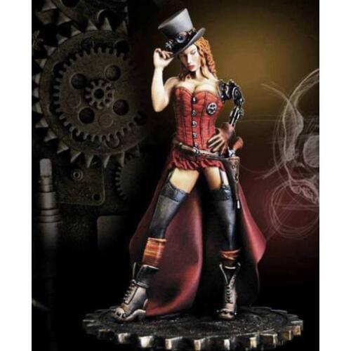 1/24 Resin Model Building Kit Figure Steampunk beauty
