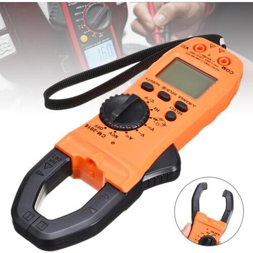 1PC 6000 True TRMS Counts Digital Clamp Meter Tester AC/DC Auto Range Multimeter Measurement Tool With Backlit LCD Screen