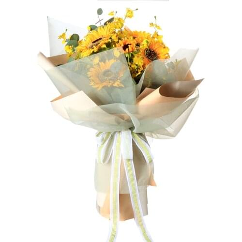 10yards Colorful Flower Packaging Paper Wrap Present Paper Bouquet Florist Supplies Gift Wrapping Packing Jacquard Material