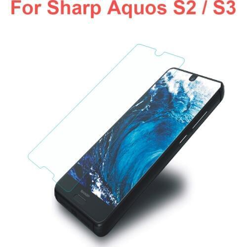 2PCS For Sharp Aquos S2 S3 Tempered Glass Ultra-thin Clear Screen Protector for Sharp S2 S3 Original Protective Glass Front Film