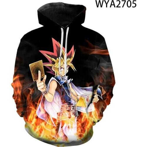 2020 Fashion Funny Hoodies Men Women Children Sweatshirts Anime Yu Gi Oh Monster 3D Print Casual Boy Girl Kids Hoodie Clothing