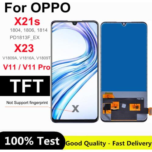 6.41'' TFT For Vivo V11 V11 Pro X21s 1804 X23 LCD Display Touch Screen Digitizer Assembly Replacement For Vivo X21S lcd