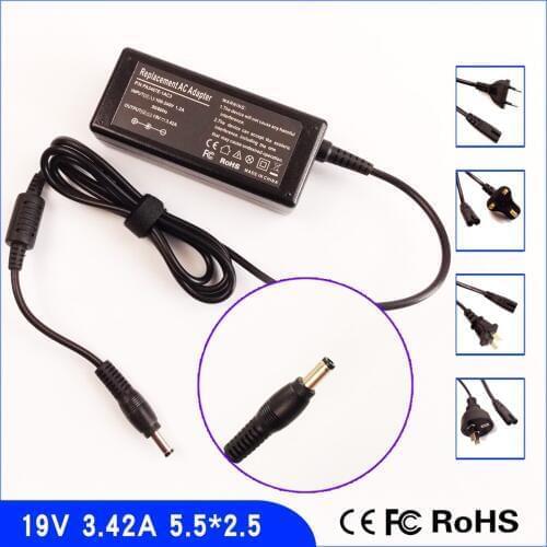 19V 3.42A Laptop Ac Adapter Power Charger + Cord for ASUS X51L X51R X51RL Z33A Z61A A61Ae Z63A Z70A Z70N Z70Ne Z70V