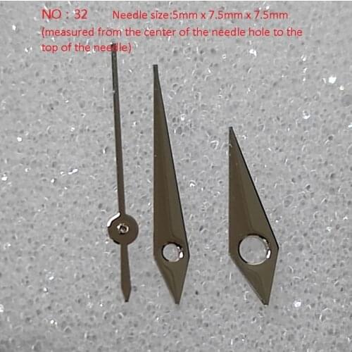 Watch accessories watch pointer 3-pin female model suitable for 55841/40 movement pointer size is 5mm x7.5mm x7.5mm No.0032