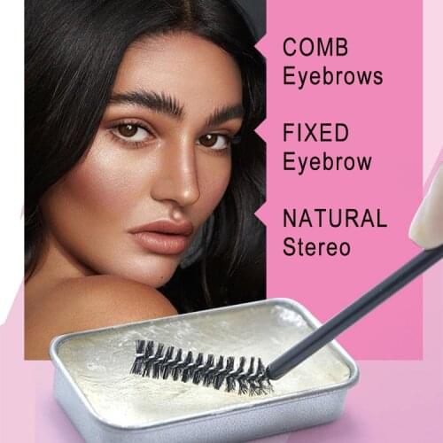 Eyebrow Soap Brow Styling Balm Cosmetic Waterproof Lift Brow Sculpt Hot Wild Eyebrows Kit Makeup Soap Brow Sculpt Lift TSLM1