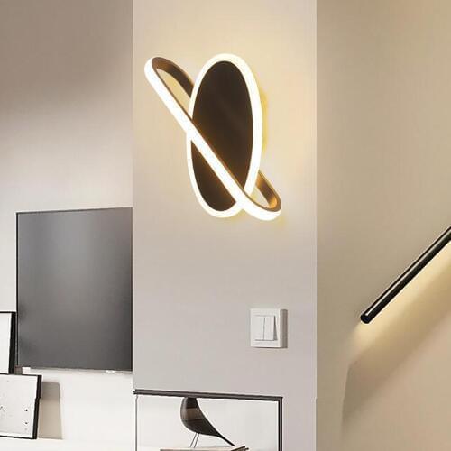 Home Background Wall Lamp Modern Simple Creative Led Mirror Light Corridor Living Room Bedroom Corridor Led Wall Light