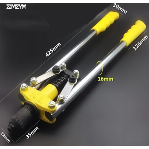 Hot sale High quality blind Rivet Gun Manual Riveter Double Handles Nail Gun Hand Riveter Screw Gun Rivet Gun