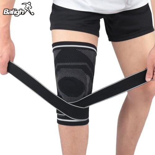 Balight Knee Pad Sleeve Thermal Compression Leg Support Bandage Weight Lifting Basketball Running Jogging Protector