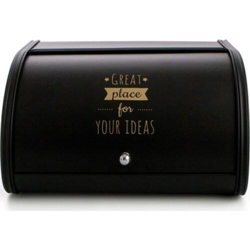 Breadbasket Quid B&W Black Stainless steel 30 x 26 x 17 cm