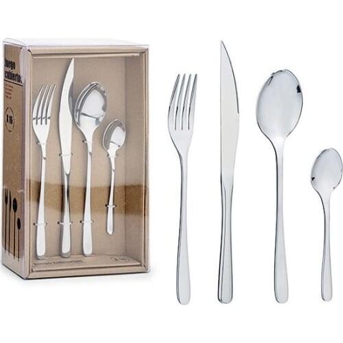 Pieces of Cutlery Silver (7 x 26,5 x 16,5 cm) (16 pcs)