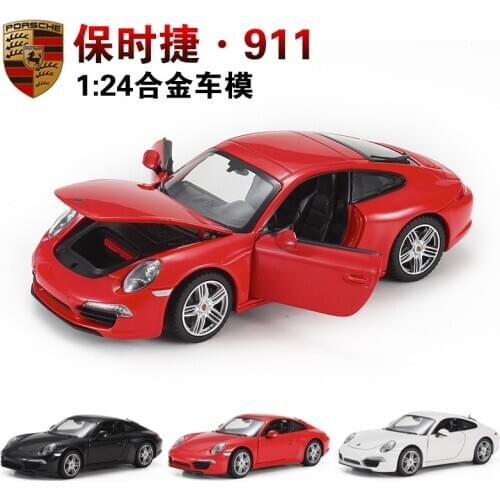 Rastar 1:24 Diecast 911 Sport Cars High Simulator Alloy Metal Model Car