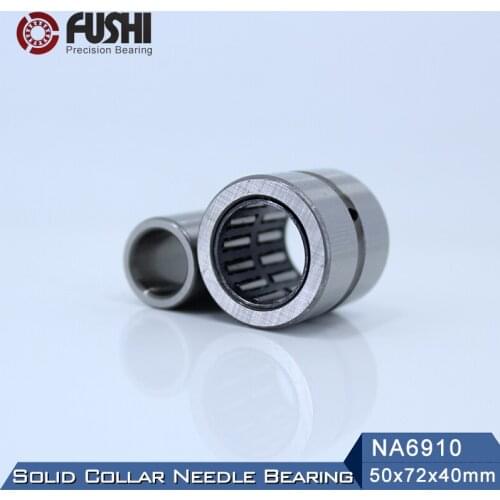 NA6910RS Bearing 50*72*40 mm ( 1 PC ) Solid Collar Needle Roller Bearings With Inner Ring NA6910 RS Bearing