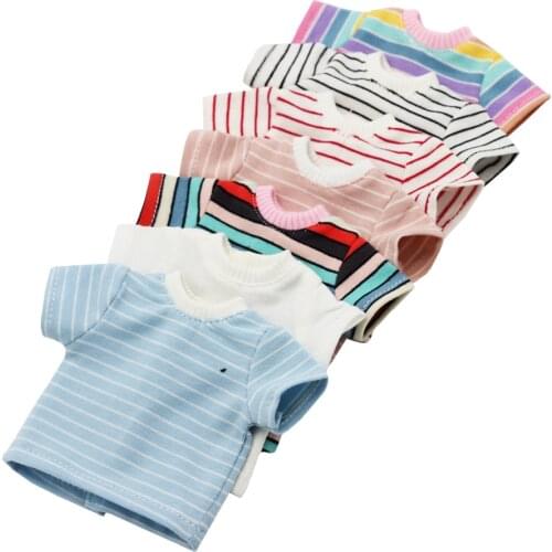 New Arrival Doll Clothes Short Sleeve T-Shirt Cute Base Shirt for 1/6 BJD Dolls and 30cm BJD Doll Toy Clothing Accessories