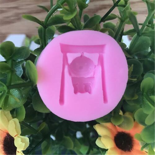 New Arrival Silicone 3D Happy Boy Mold Fondant Cake Decorating Tools, Silicone Soap Mold, Cooking Tools D057