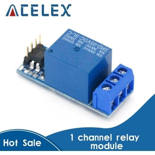 One 1 channel relay module, with optocoupler isolation, fully compatible with 3.3V and 5V Signal, relay control