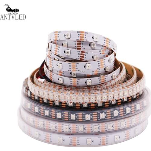 1-5M WS2815 (WS2812B WS2813 updated) RGB LED Pixels Strip Light Individually Addressable LED Dual-Signal DC12V