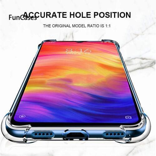 Shockproof Clear Silicone Case For Xiaomi MI 9 8 6 A2 lite MAX 3 A1 5X 6X Redmi Note 7 6 5 pro 6a s2 4x 5 plus For Xiaomi play
