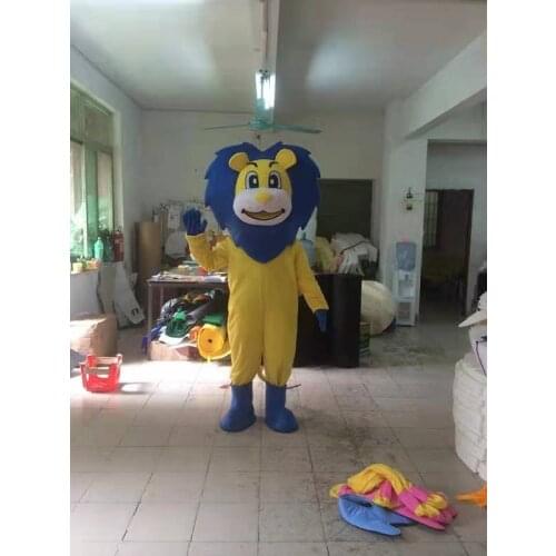 Advertising Lion King Mascot Costume Suit Fancy Anime Cosplay for Halloween Birthday Party Game Event Xmas Dress