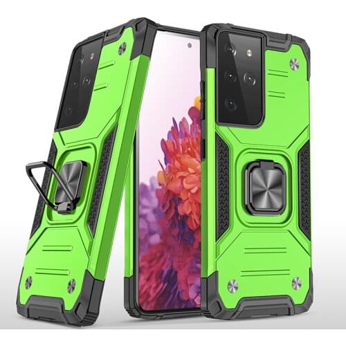 Luxury PC+ TPU Anti-scratch Solid Case for Samsung Galaxy S21 Ultra S20 FE Note 20 M21 M31 A12 A32 5G A51 A71 A21S A81 Cover