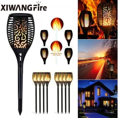 Solar 12led Flame Light Torch Outdoor Garden Ground Plug Light Garden Decoration Landscape Light Waterproof christmas lights