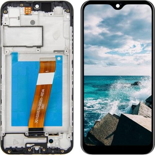 For Samsung Galaxy A01 A015 SM-A015F/DS A015F A015G A015M LCD Display Touch Screen Digitizer Assembly with Frame